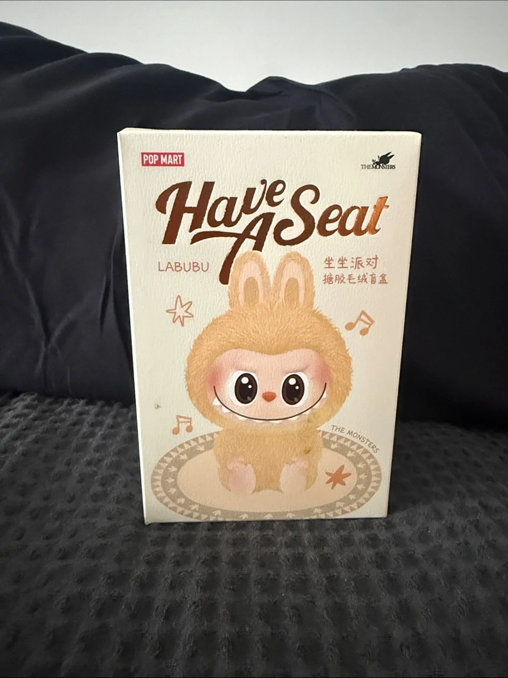 Have A Seat Labubu Plush - Zizi - Open Box, Sealed Bag